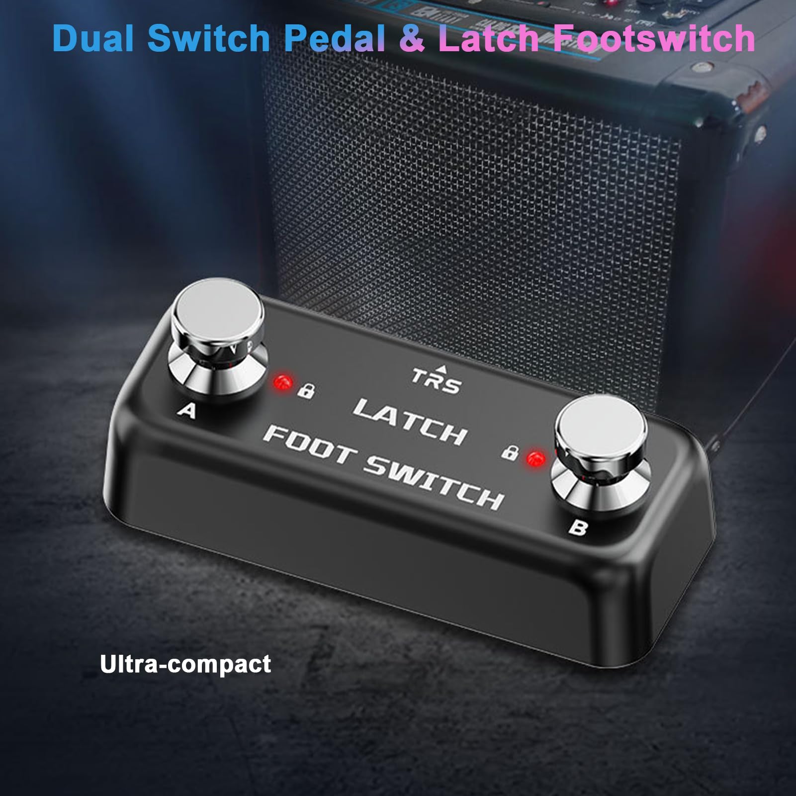 Amazon | デュアルフットスイッチラッチペダル 2ウェイペダル フット